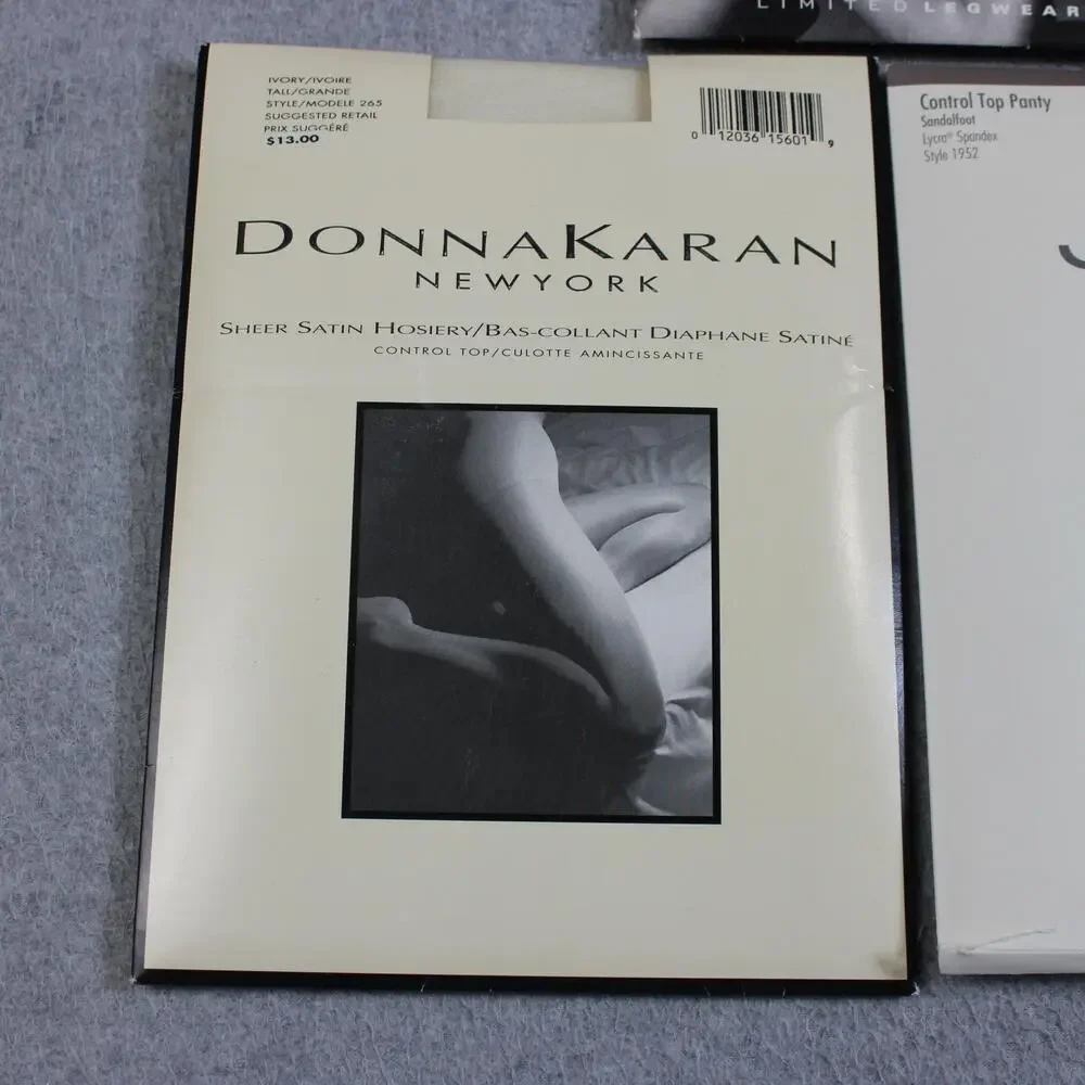 Donna Karan Pantyhose Womens C Sheer Control Lot 3 Tall Career Office Work USA